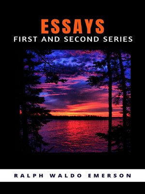 cover image of ESSAYS--FIRST AND SECOND SERIES